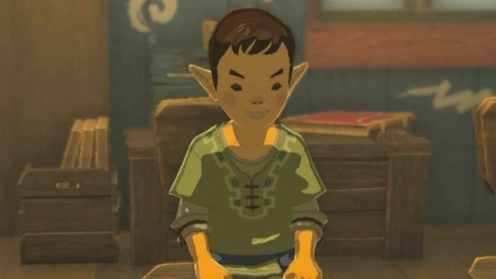 ゼルダの伝説ティアーズオブザキングダムにあるハテノ学校の生徒の１人はアオタである