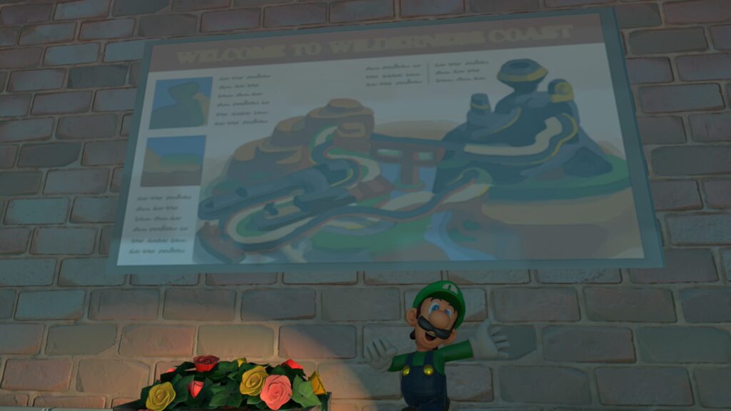 マリオカートワールドにあるサンシャイン鉄道。シュポポコースターの鉄道見取り図