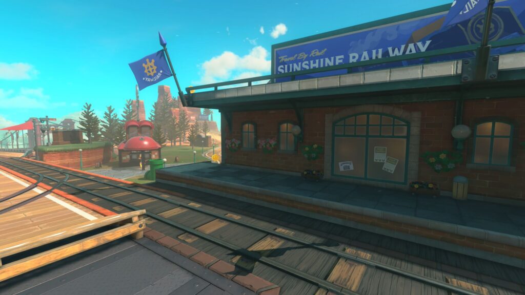 マリオカートワールドにあるサンシャイン鉄道