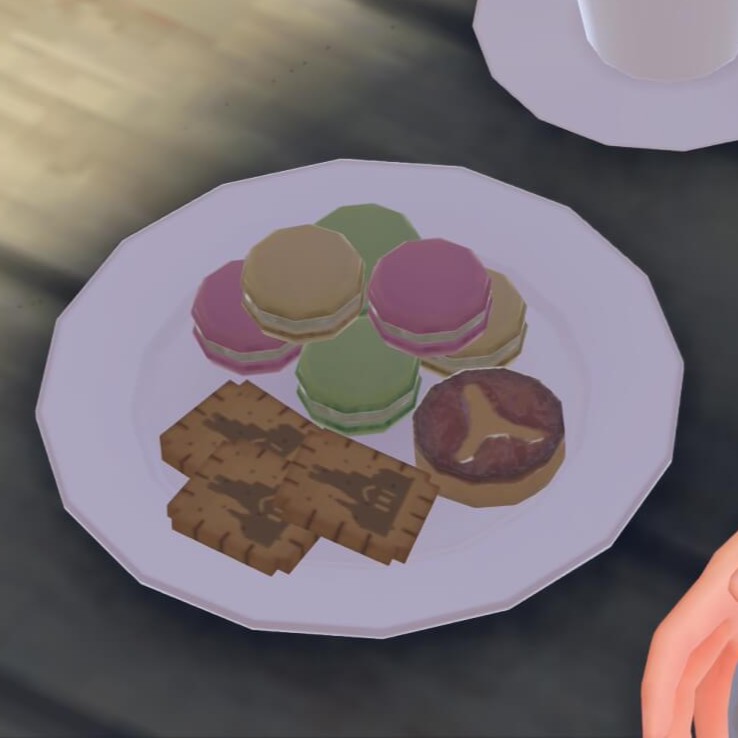 ポケモンレジェンズZAにあるカフェ・ソレイユで出てくるマカロンとミアレガレット、シャラサブレ