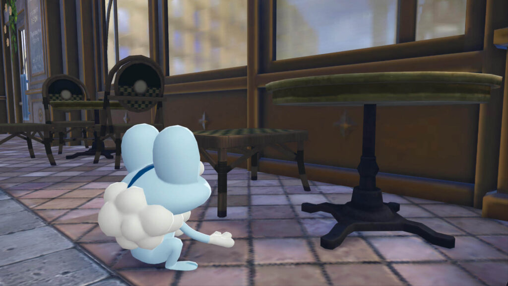 ポケモンレジェンズZAにあるカフェ・ソレイユは空席だらけ