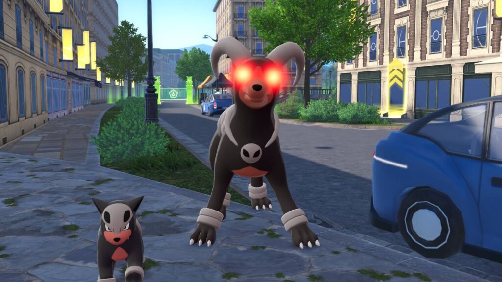 ポケモンレジェンズZAにあるミアレシティ。ワイルドゾーン6で目を覚ましたオヤブンヘルガー