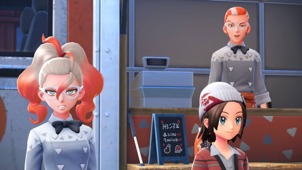 ポケモンレジェンズZAにでてくるグリとグリーズの睨んだ表情