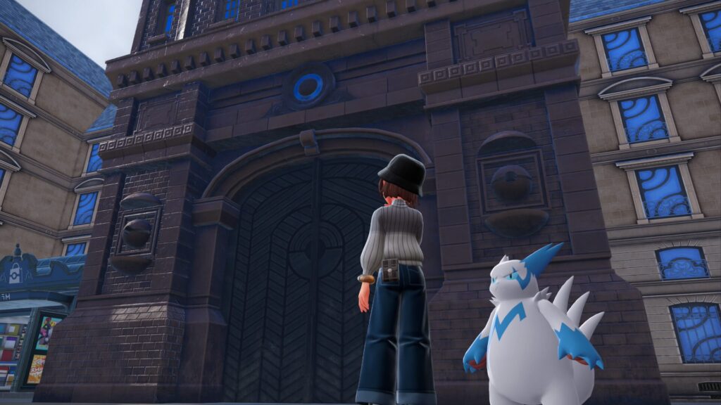 ポケモンレジェンズZAにあるブルー地区の閉ざされた門