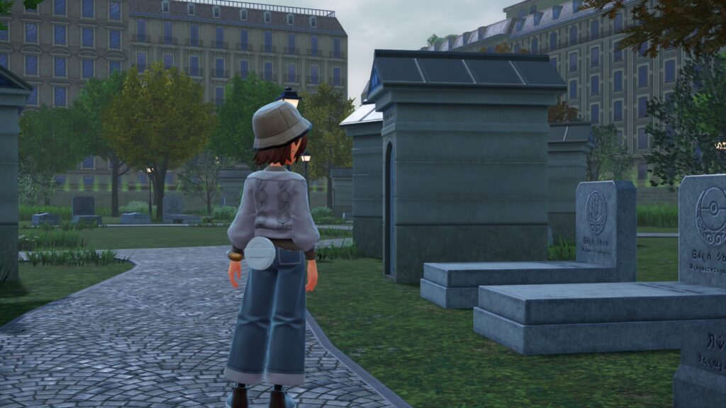 ポケモンレジェンズZAにあるドールビアン墓地にいる主人公