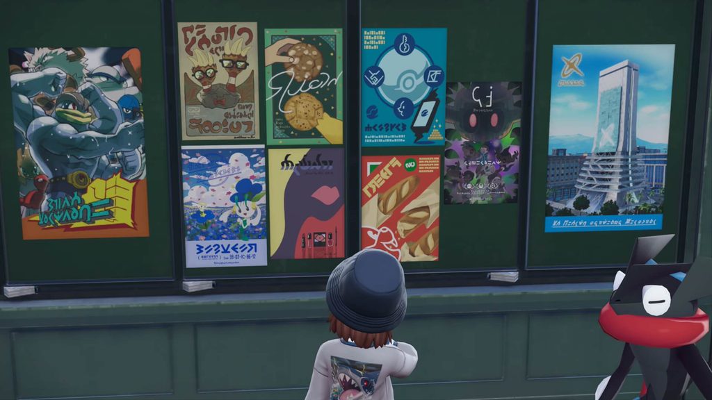 ポケモンレジェンズZAのキオスクに貼られたポスター