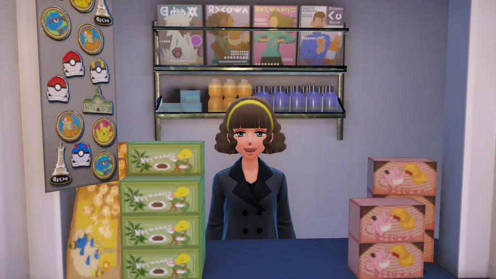 ポケモンレジェンズZAにあるキオスクの受付カウンター