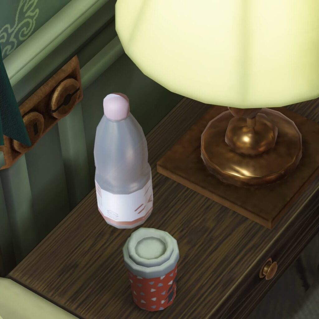 ポケモンレジェンズZAのガイの部屋にあるペットボトルとコーヒー