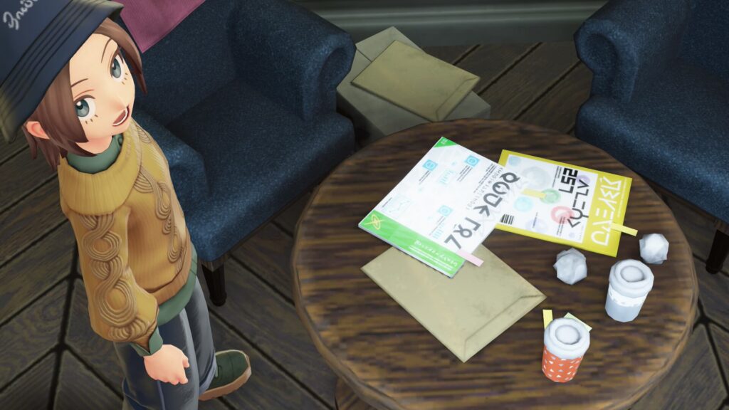 ポケモンレジェンズZAにあるミアレシティ。ガイの部屋にあるテーブルの上は散らかっている