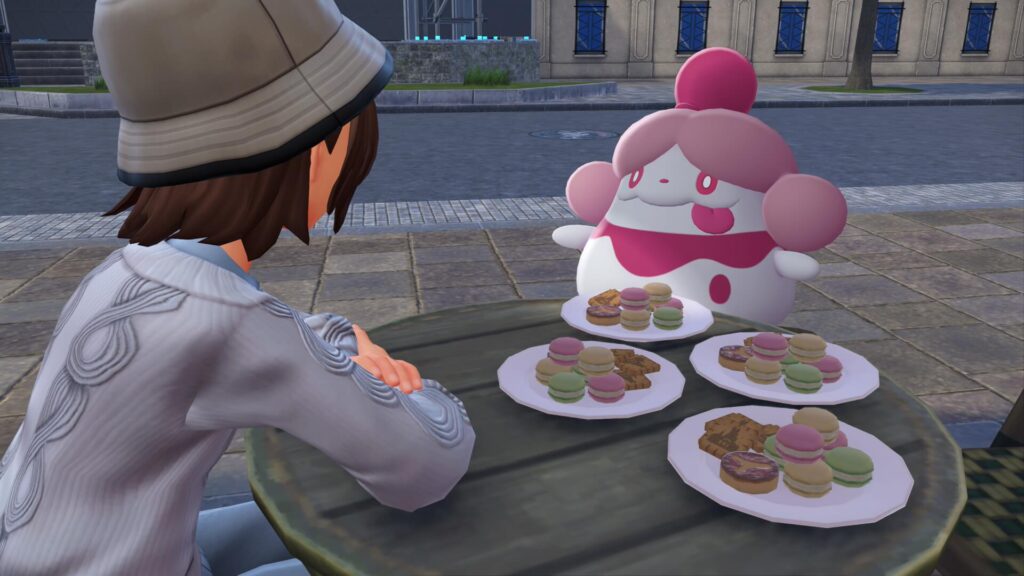 ポケモンレジェンズZAにあるカフェ・ソレイユでいつものアレを食べて満足するペロリーム