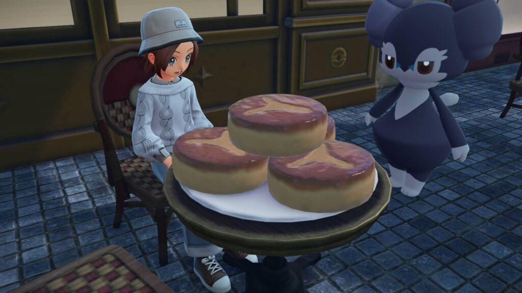 ポケモンレジェンズZAにあるカフェ・おとこまえで出てきたギガミアレガレット