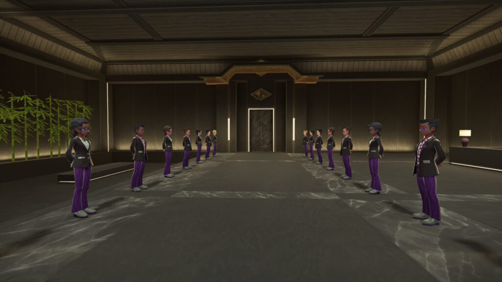 ポケモンレジェンズZAにあるサビ組事務所のエントランス