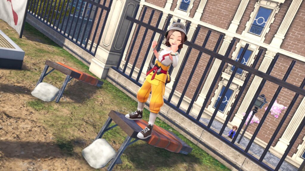 ポケモンレジェンズZAにあるジャスティスの会の道場にあるシットアップベンチ