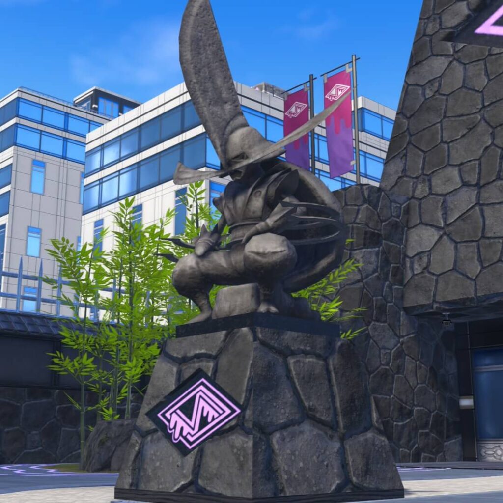 ポケモンレジェンズZAにあるサビ組事務所に設置されたドドゲザンの像