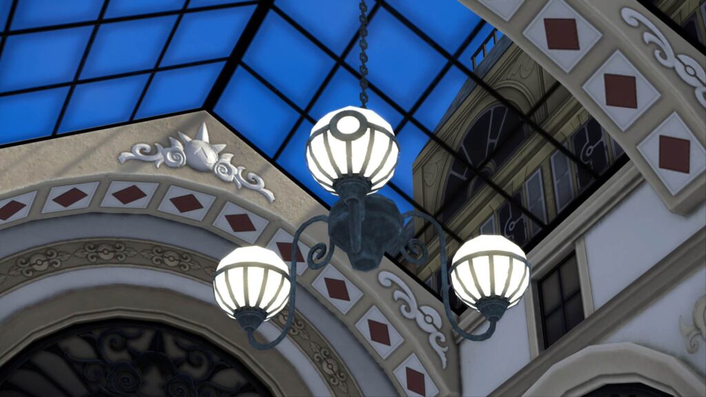 ポケモンレジェンズZAにある『パサージュ・デュ・ボヌール』で見たアーケードランプ