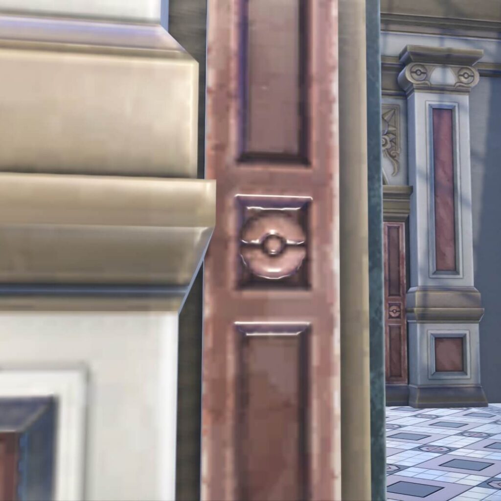 ポケモンレジェンズZAにある『パサージュ・デュ・ボヌール』で見たモンスターボールのディティール