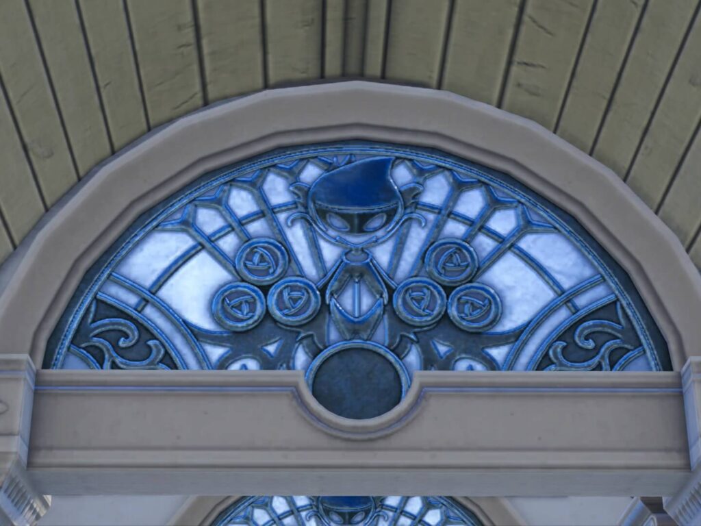 ポケモンレジェンズZAにあるパサージュで見たロズレイドデザインの小窓