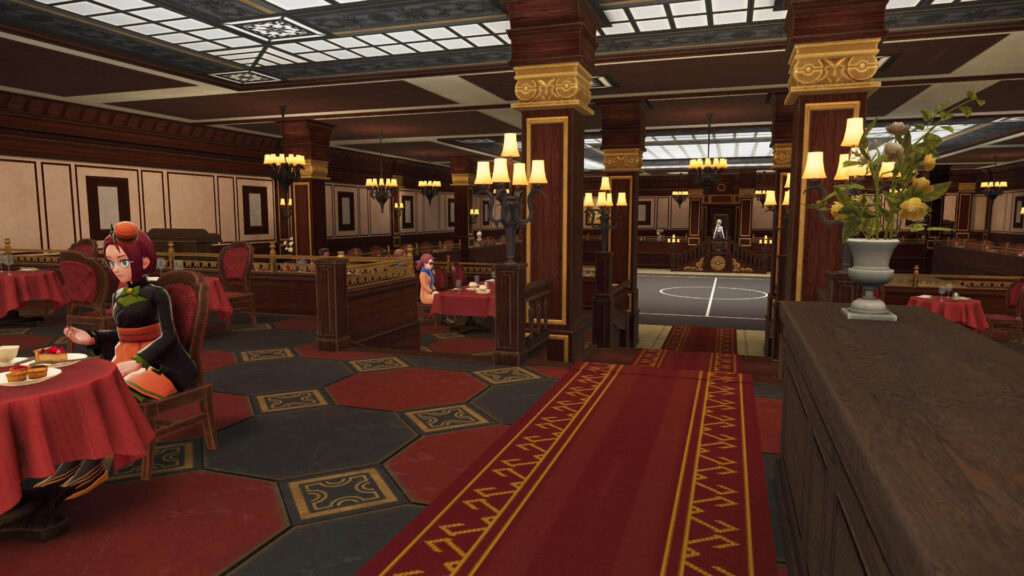 ポケモンレジェンズZAにあるリストランテ　二・リューの内装