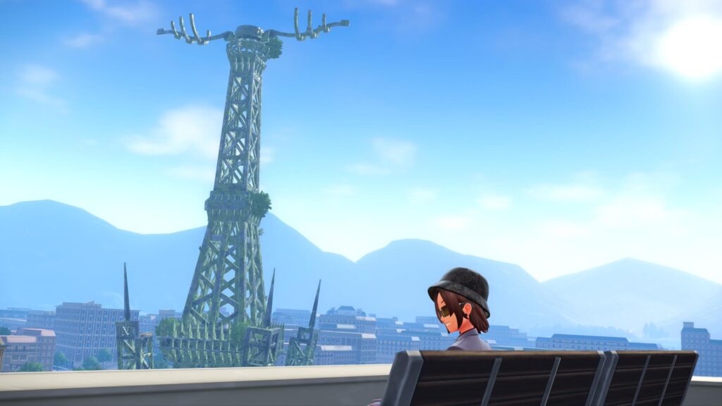 ポケモンレジェンズZAにあるサビ組事務所の隣の屋上はプリズムタワーが良く見える