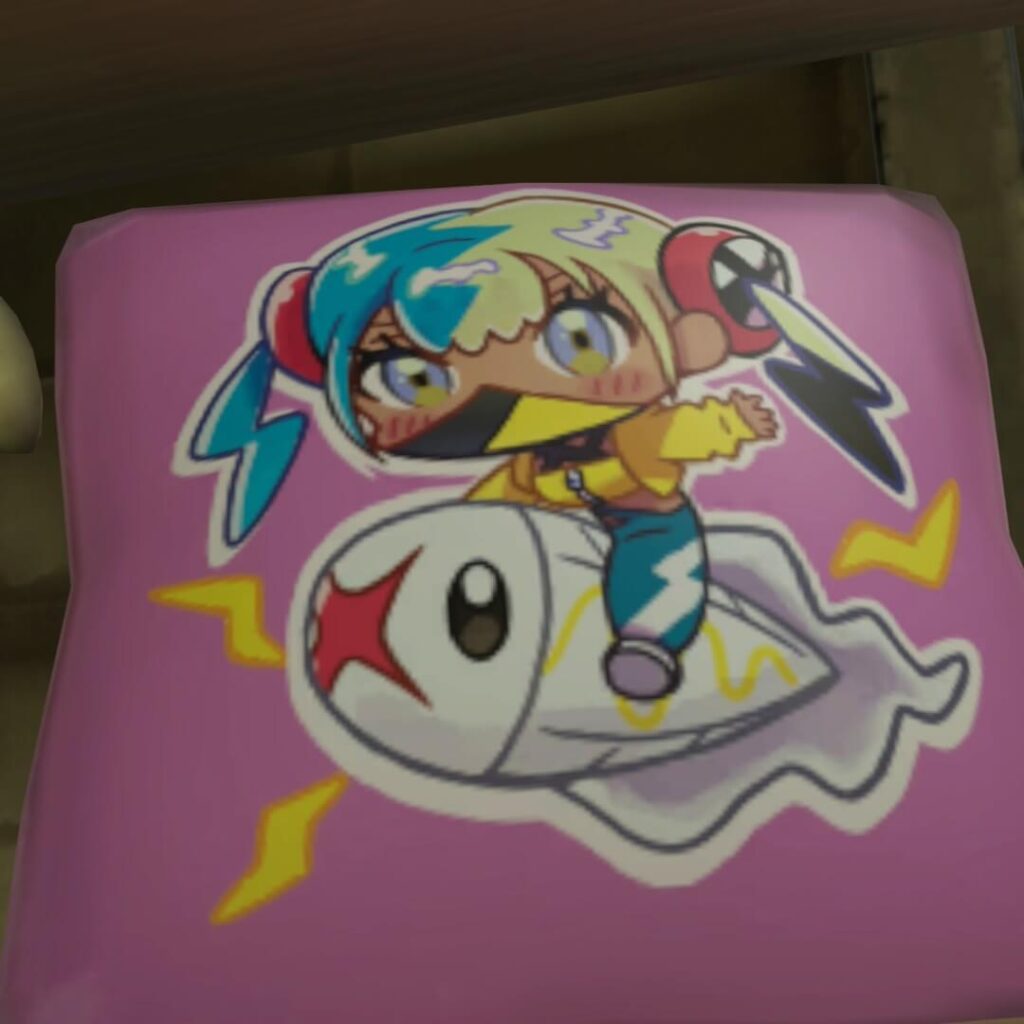 ポケモンレジェンズZAにあるカナリィさんの自室に置かれたクッション