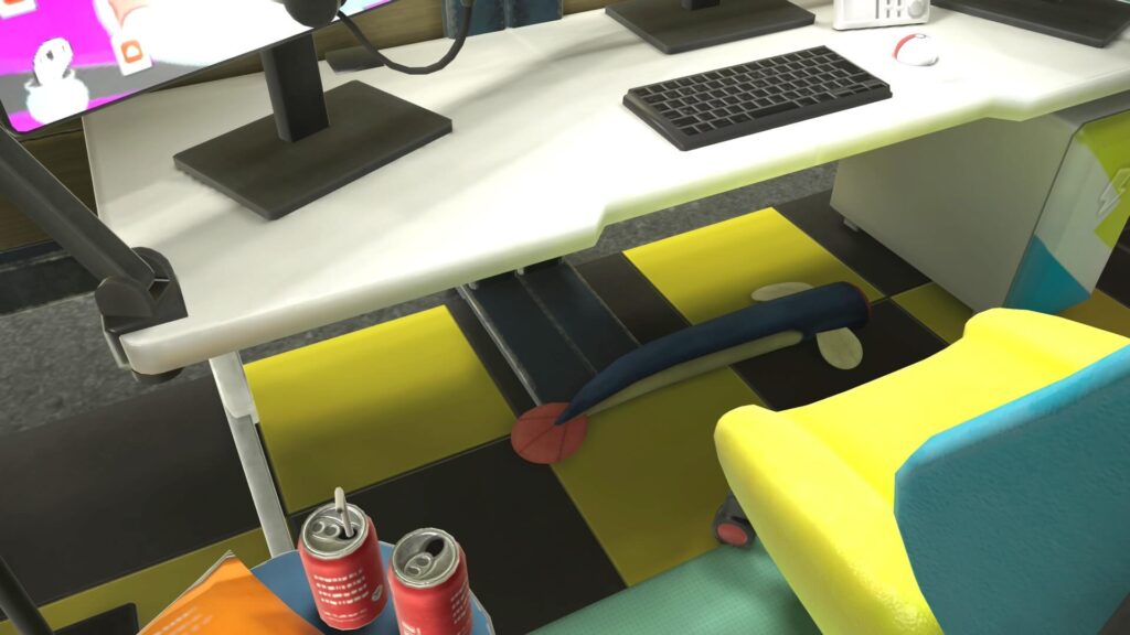 ポケモンレジェンズZAにあるカナリィの自室にあるシビビールデザインのフットレスト