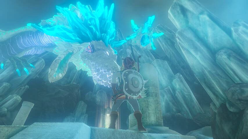 ゼルダの伝説ブレスオブザワイルドにあるラネール山の知恵の泉にいるネルドラ