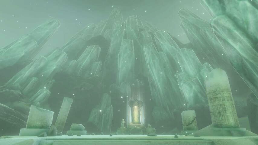 17歳のゼルダ姫が禊に登った、氷に包まれた秘境へ