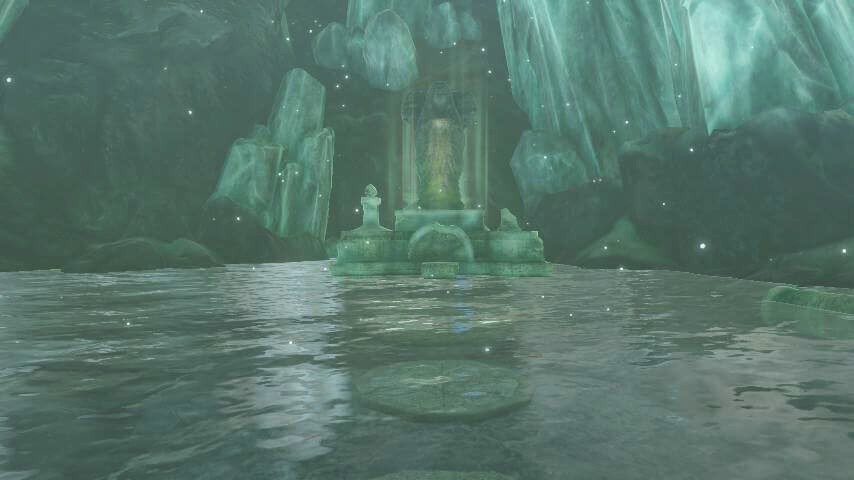 ゼルダの伝説ブレスオブザワイルドにあるラネール山の山頂には知恵の泉がある