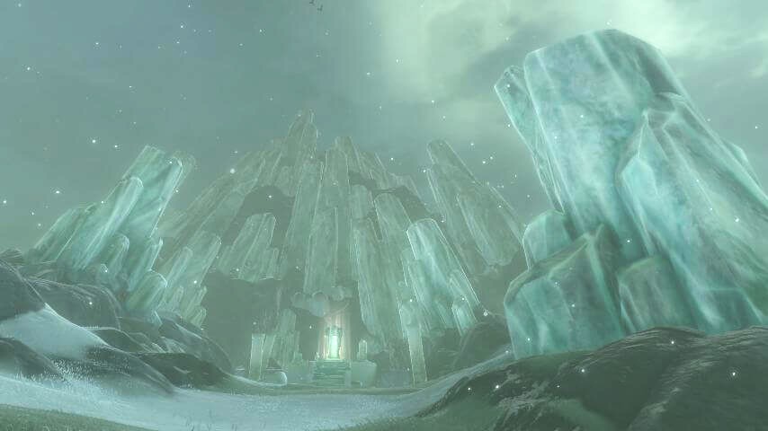 17歳のゼルダ姫が禊に登った、氷に包まれた秘境へ