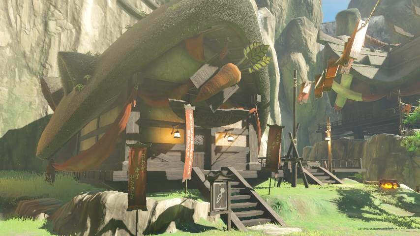 ゼルダの伝説ブレスオブザワイルドにあるカカリコ村の素材屋