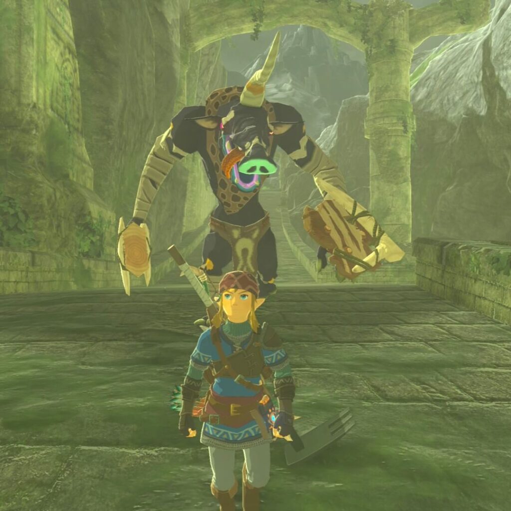 ゼルダの伝説ブレスオブザワイルドにあるラネール参道に棲むモリブリン