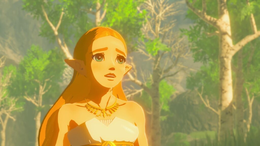 ゼルダの伝説ブレスオブザワイルドにあるラネール山の参拝の帰りにガノンドロフが復活し絶望するゼルダ姫
