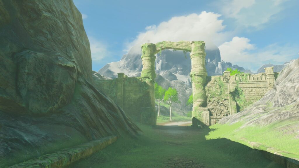 ゼルダの伝説ブレスオブザワイルドにあるラネール山麓の門