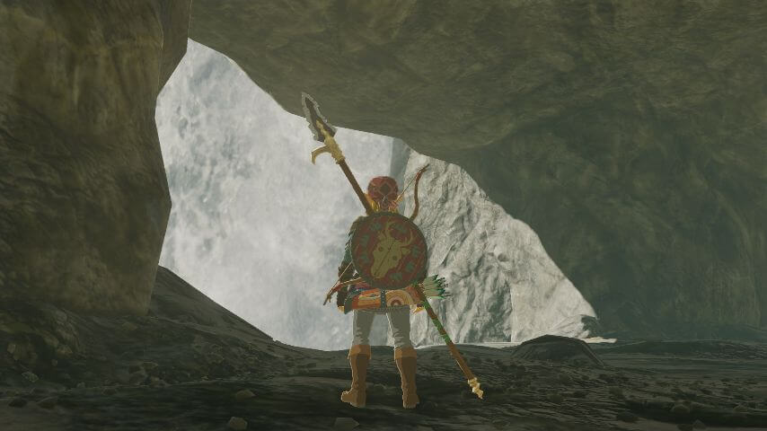 ゼルダの伝説ブレスオブザワイルドにあるラネール参道中央広場にある裏見の滝には試練の祠がある。