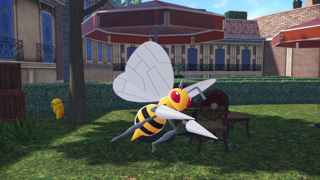 ポケモンレジェンズZAにあるルージュ２番地の屋上にはスピアーがいる